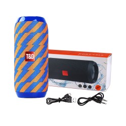 T&G WIRELESS BLUETOOTH SPEAKER BOX TG-117 TF CARD/U DISK/AUXILIARY/FM RADIO 4.2 ORANGE BLUE T&G WIRELESS BLUETOOTH SPEAKER BOX TG-117 TF CARD/U DISK/AUXILIARY/FM RADIO 4.2 ORANGE BLUE